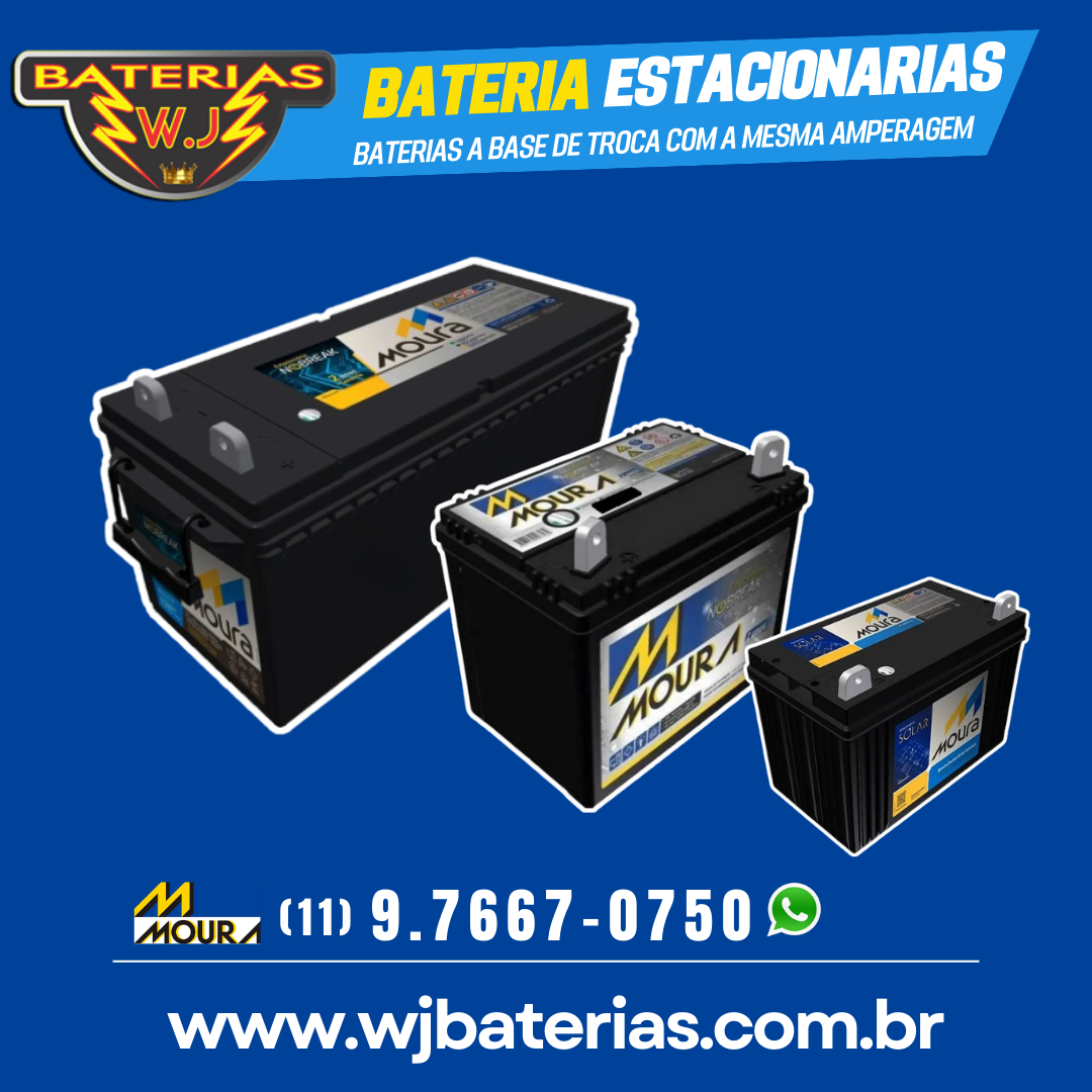 A Bateria Estacionária Solar Moura